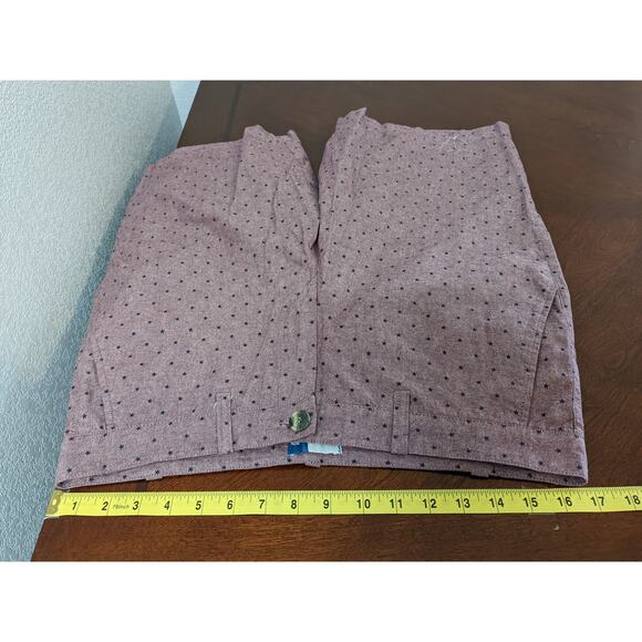 14th & Union Star Print Shorts 32W Red Blue Mens Regular Fit Bermuda Casual Work - Picture 5 of 9